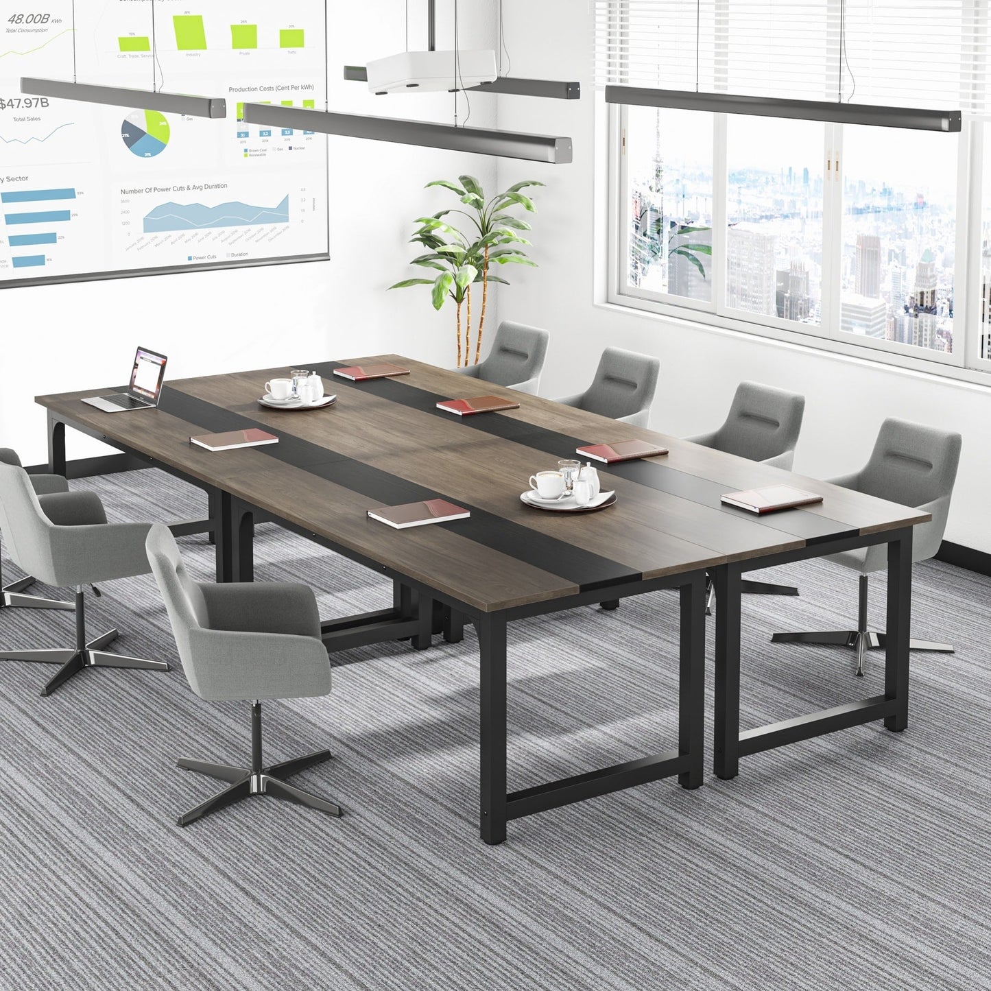 63 Bureaux d'ordinateur modernes pour le bureau à domicile