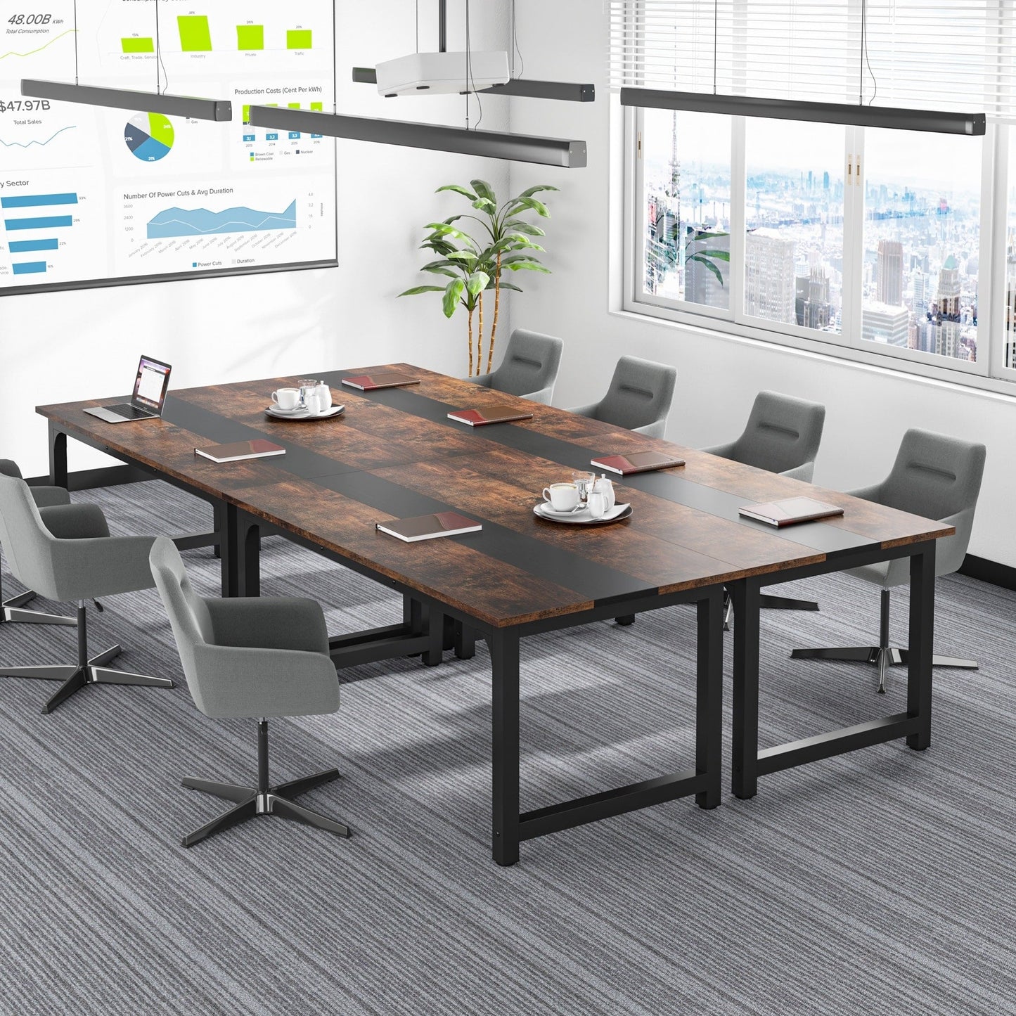 63 Bureaux d'ordinateur modernes pour le bureau à domicile