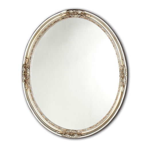 Miroir ovale argent antique Chloe