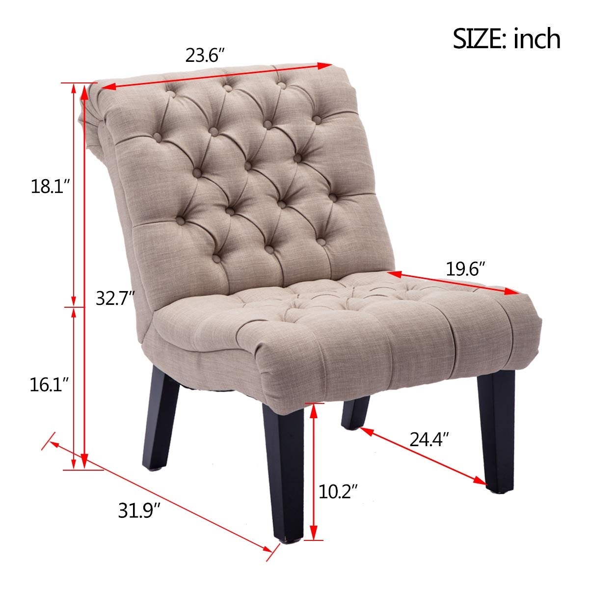 Chaise longue, canapé, fauteuil d'appoint recouvert de tissu pour chambre à coucher et salon.