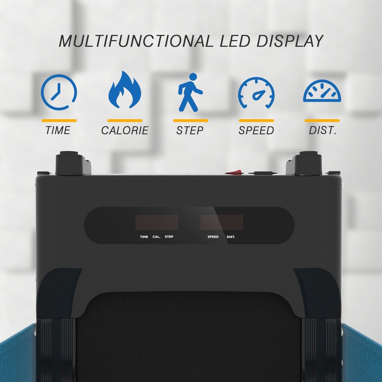 Bouton de marche pour chien avec écran LED