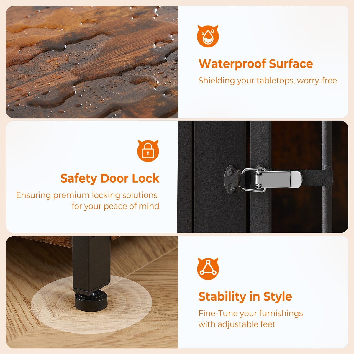 70.86'' Meuble-TV pour chien, grand modèle, avec coussin et deux compartiments (sans coussin)