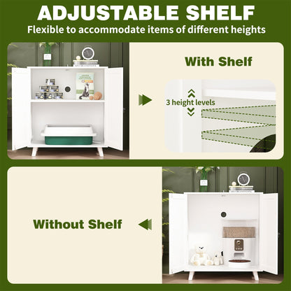 Abri pour litière de chat, maison pour chat, table d'appoint, armoire, bibliothèque