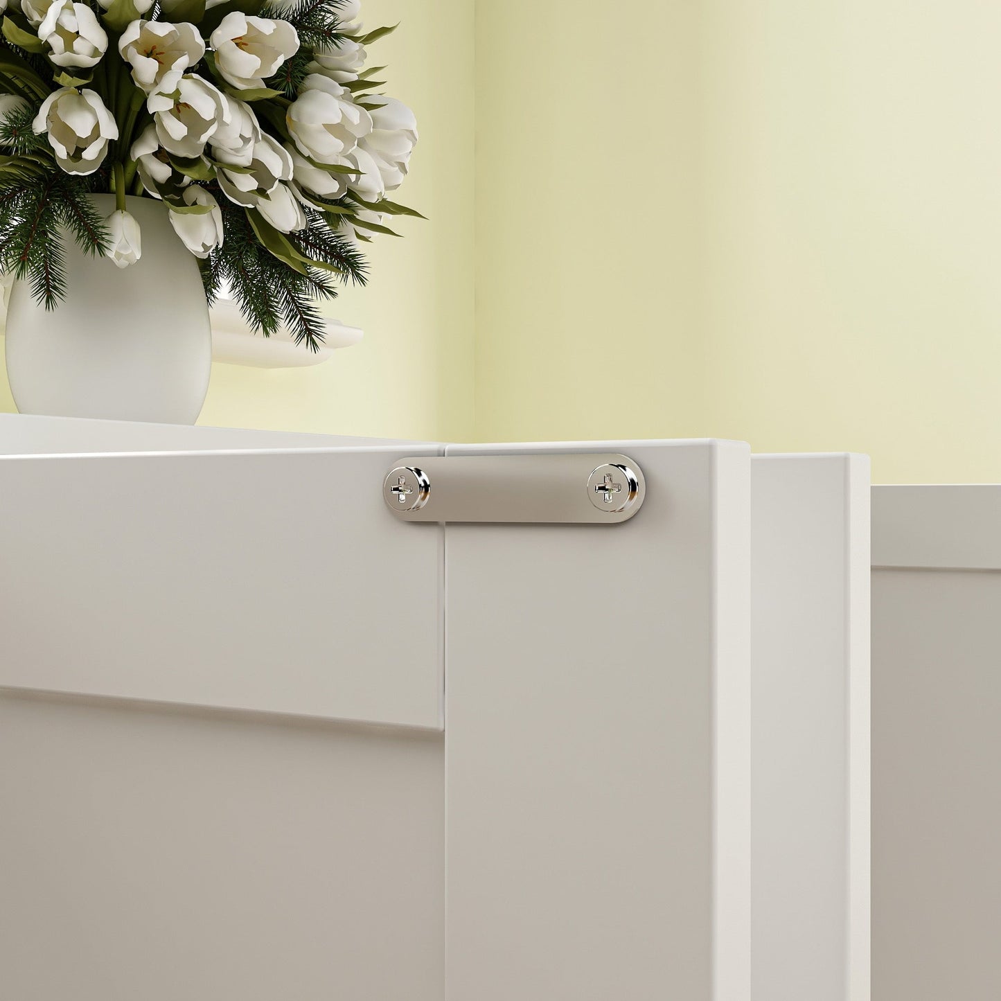 Meuble cache-litière pour chat, double, pour plus d'intimité pour vos animaux de compagnie