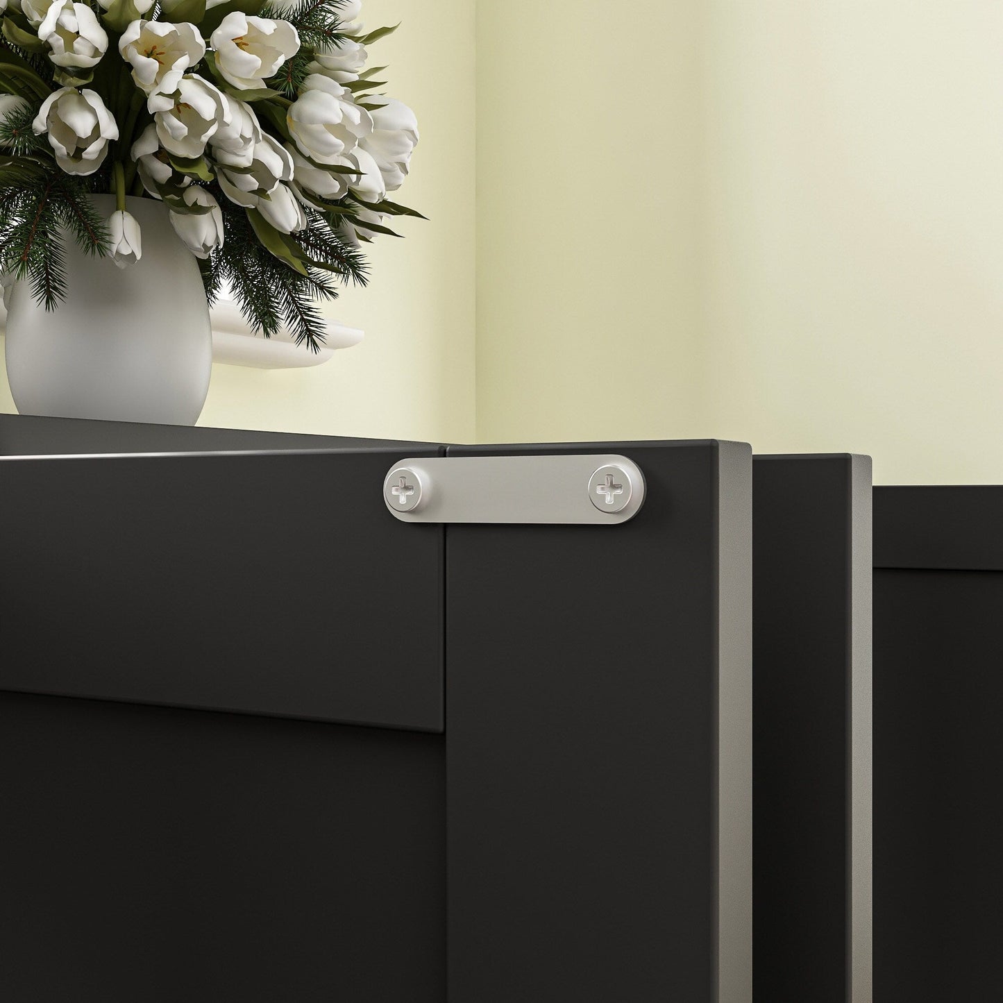 Meuble cache-litière pour chat, double, pour plus d'intimité pour vos animaux de compagnie