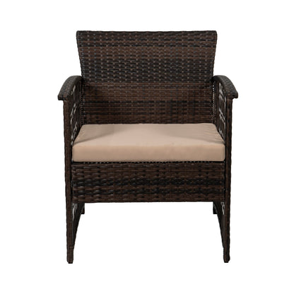 Ensemble de bistro en rotin pour patio Heritage Outdoor, 3 pièces
